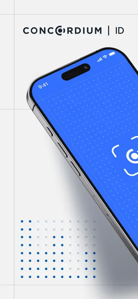 The Concordium ID app: a phone showing the scanner used to answer a verification request