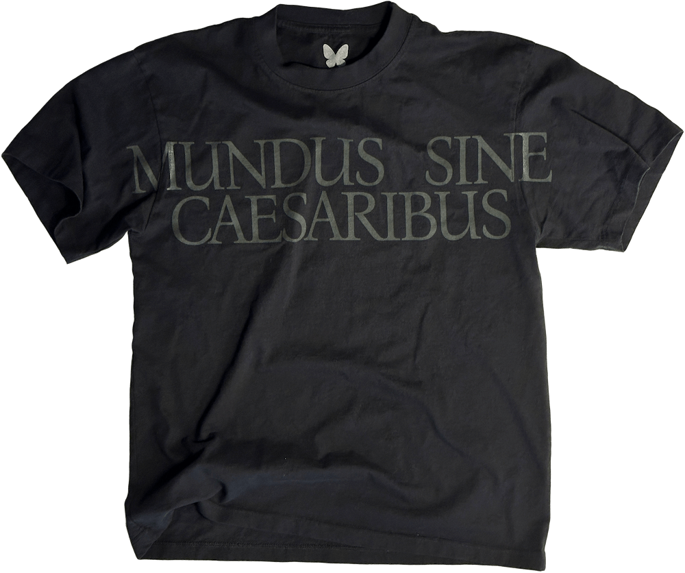 Mundus sine Caesaribus t-shirt Mundus sine Caesaribus t-shirt
